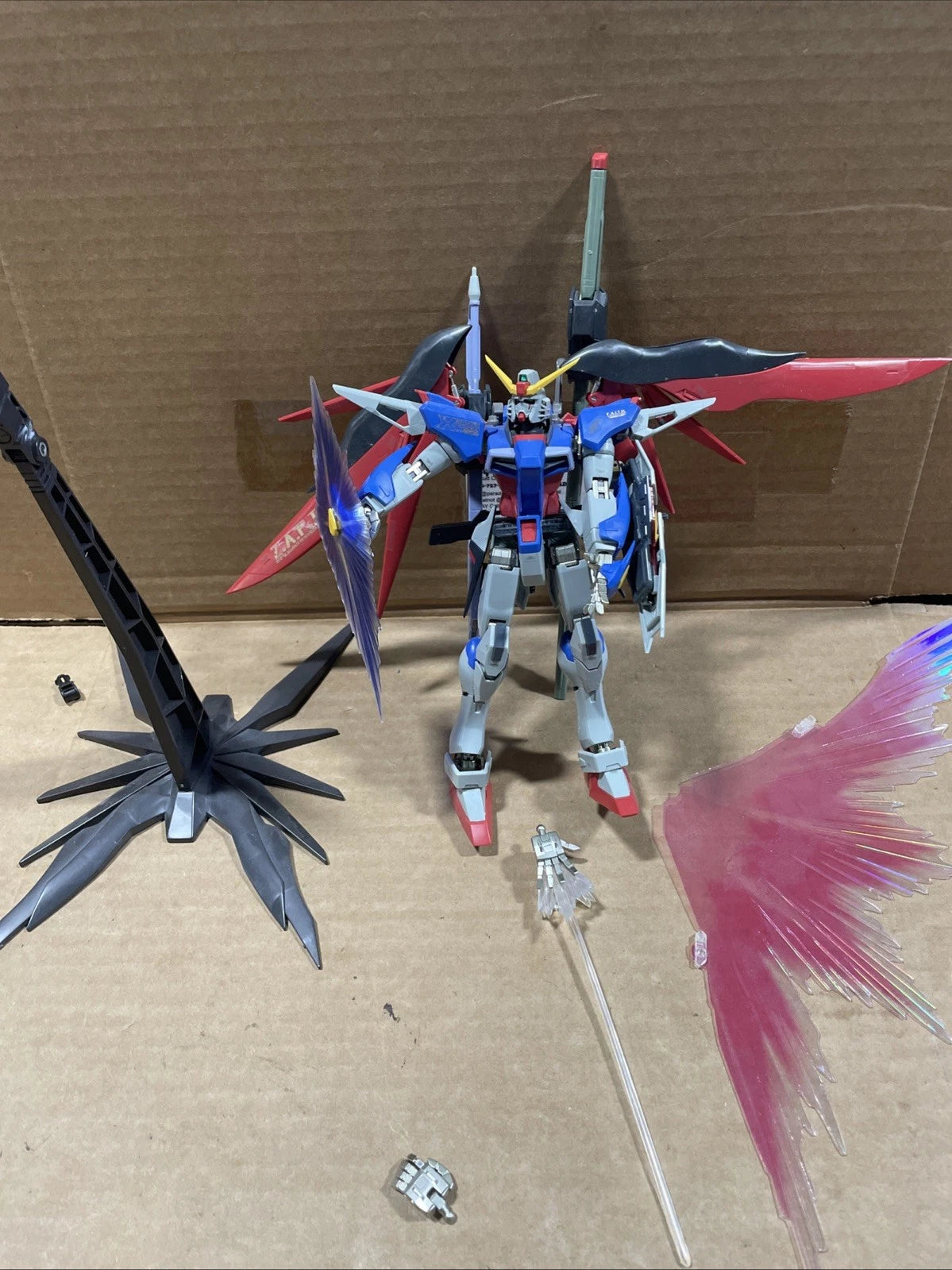 Bandai ZGMF-X42S Destiny Gundam MG 1/100 Scale Kit Pre-Built Incomplete