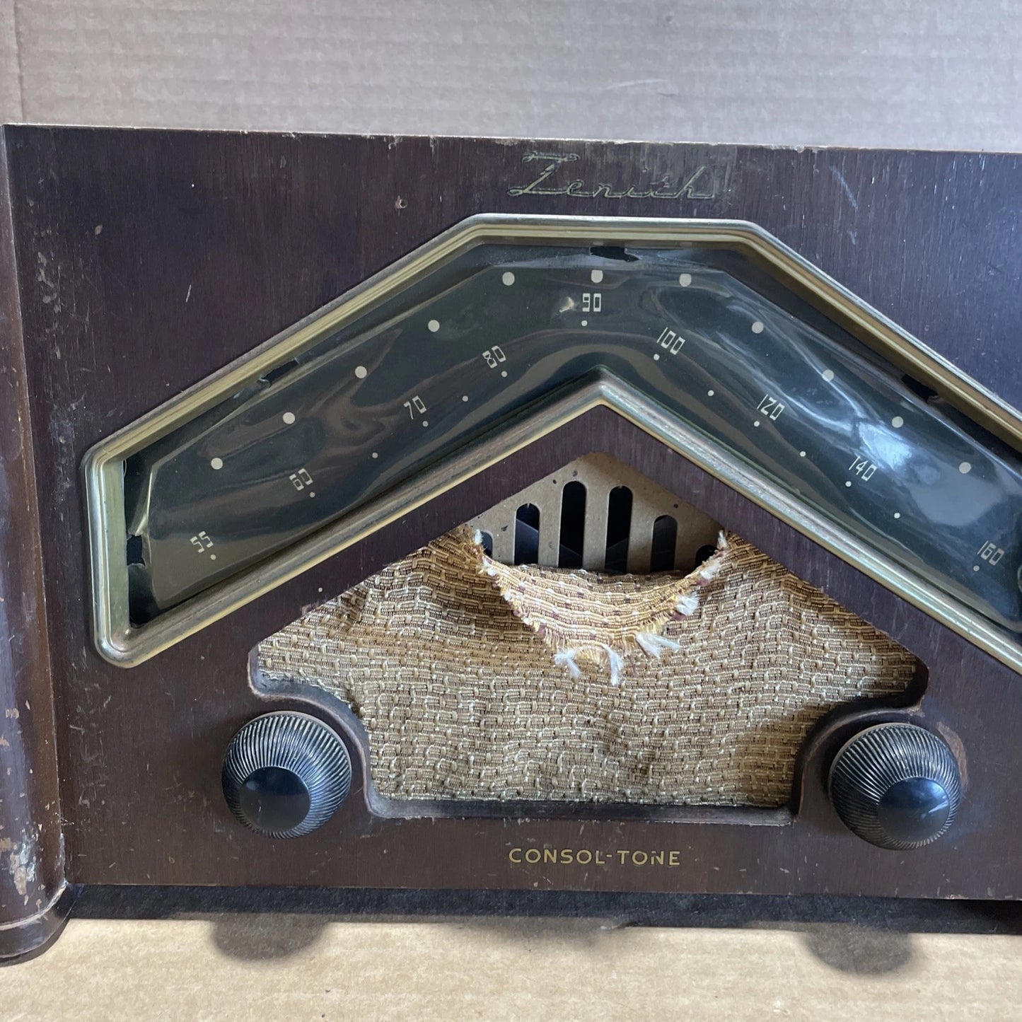 Zenith 6D029 AM Radio For Parts/Repair Vintage Rare Does Power On As Is