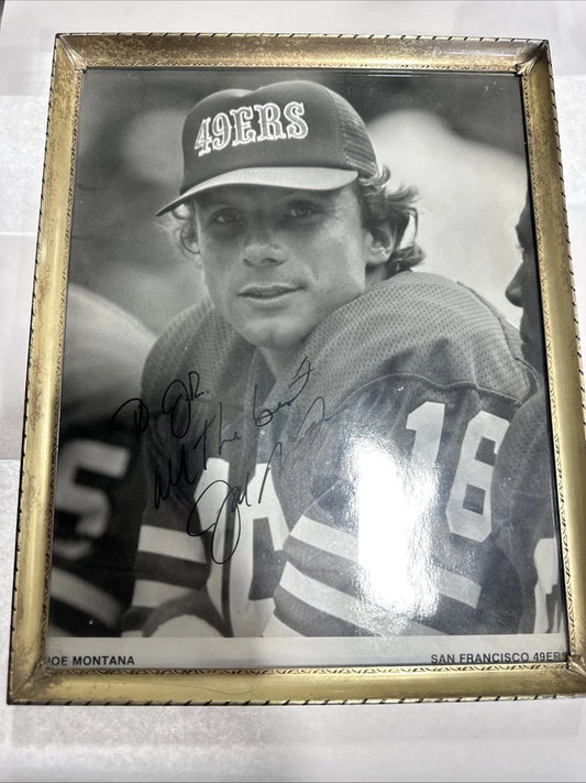 Joe Montana Autographed San Francisco 49ers 8x10 Photo