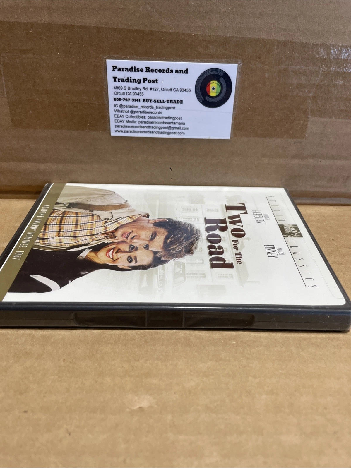 TWO FOR THE ROAD - STUDIO CLASSICS - AUDREY HEPBURN ALBERT FINNEY DVD SEALED