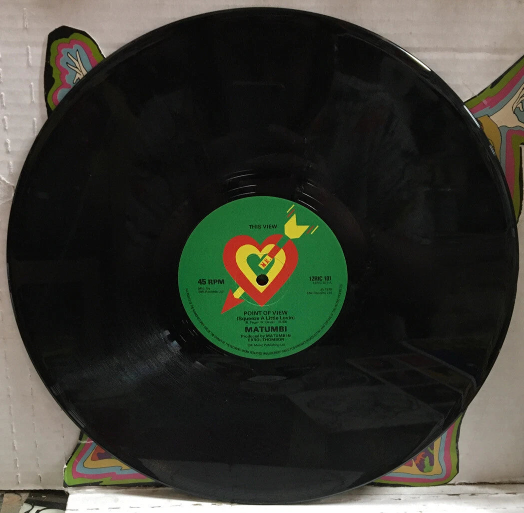 Matumbi Point Of View (Squeeze A Little Lovin) 12” UK Import Record 12RIC101