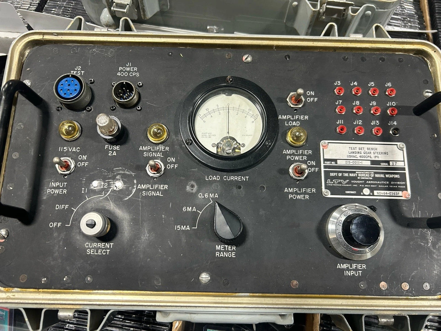 Landing Gear Steering Amplifier Bench Test Set