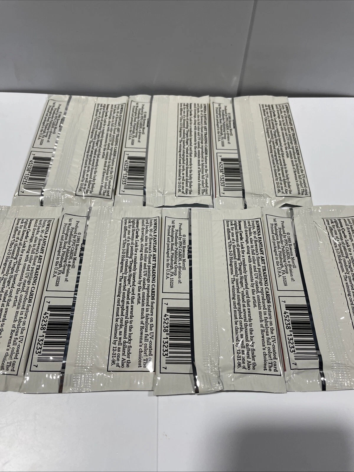 Rowena Fantasy Art Trading Card Packs Factory Sealed Lot Of 7