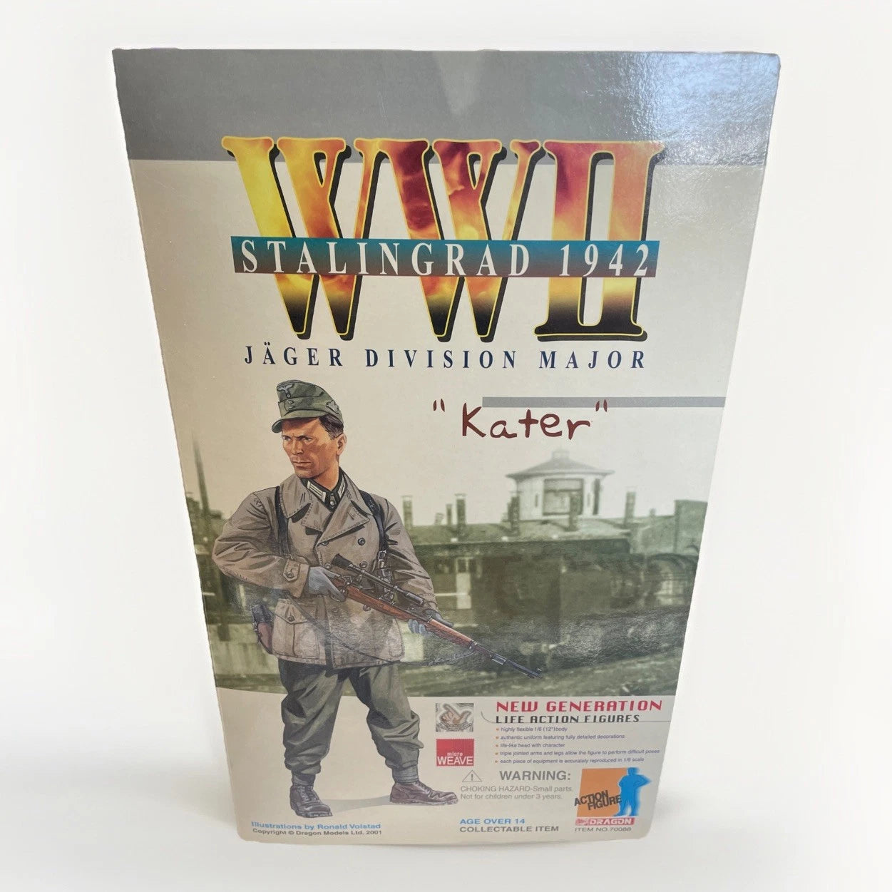 Dragon WWII 1/6 Jager Division German Sniper Major "Kater" Stalingrad 1942 - 12”