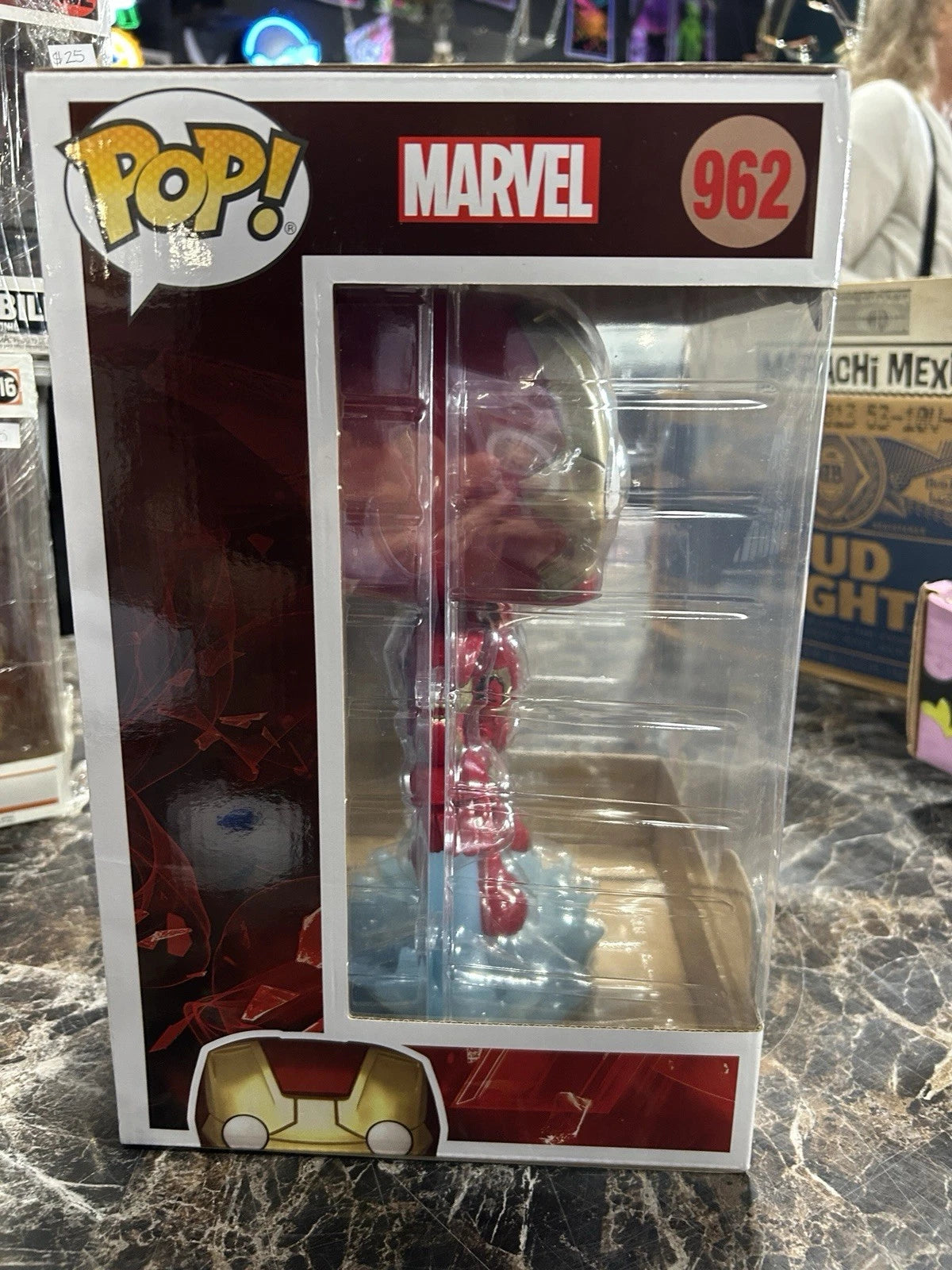 Funko Pop! Vinyl Jumbo 10": Marvel - Iron Man Mark 43 (Jumbo) (Glows in the...