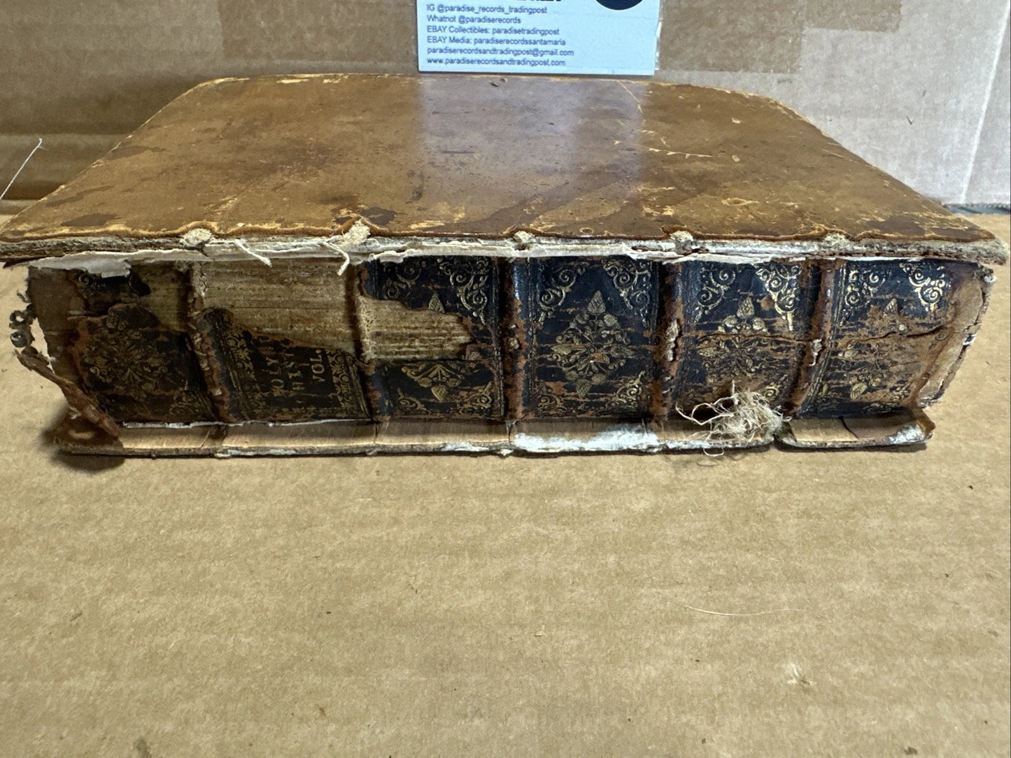 HISTORY OF POLYBIUS, Vol I - original 1693 printing of the English translation