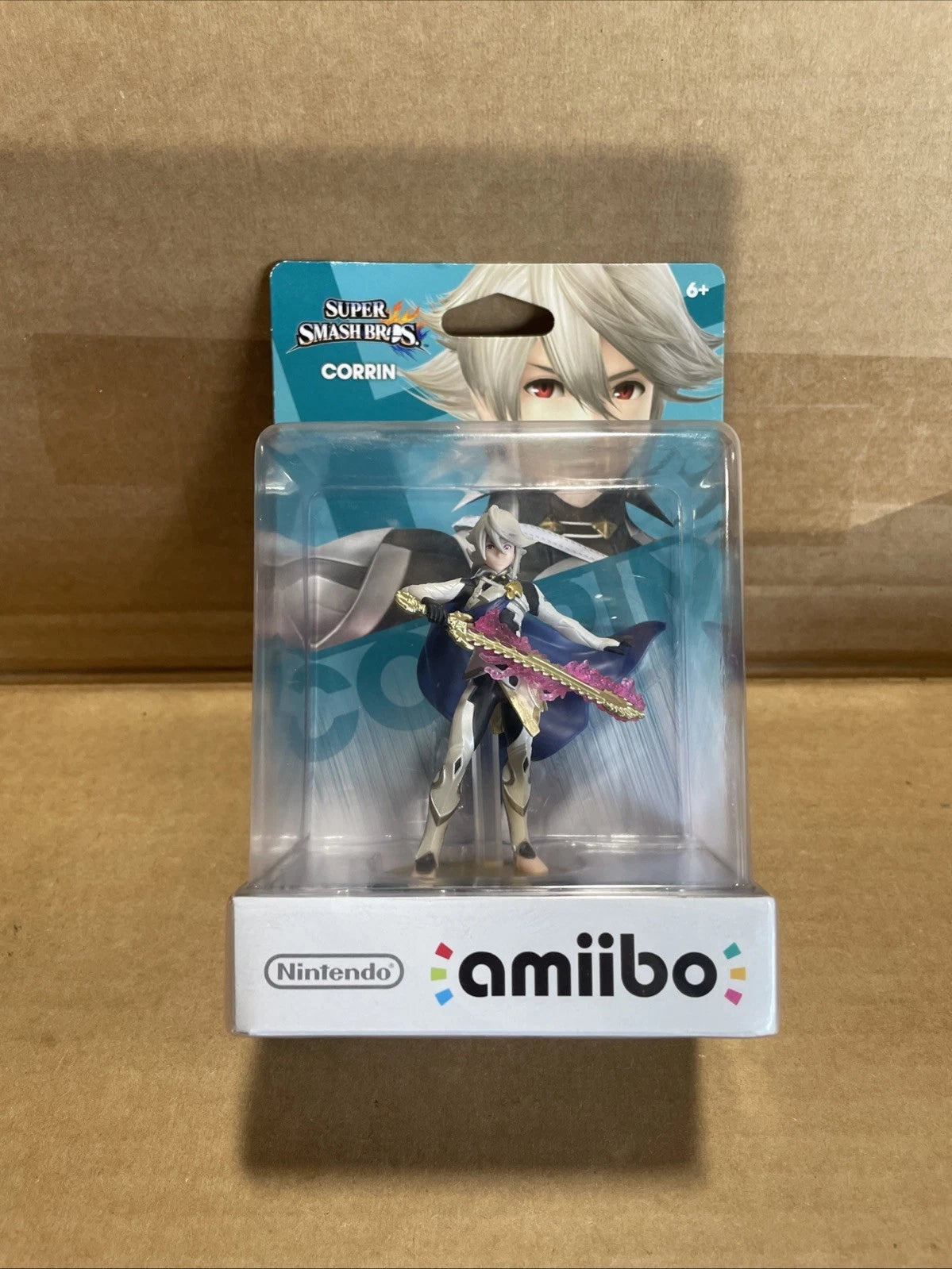 Amiibo - SEALED Corrin Player 1 Figure (Super Smash Bros) New in Box