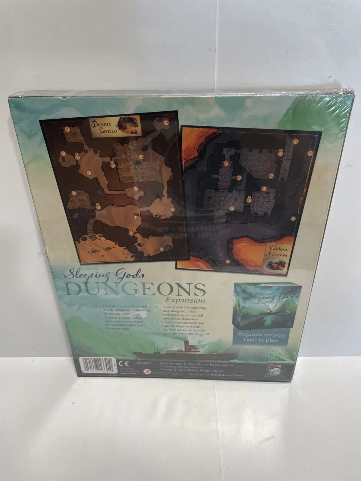 Red Raven Sleeping Gods Primeval Peril/ Tides Of Ruin/ Dungeons Board Game