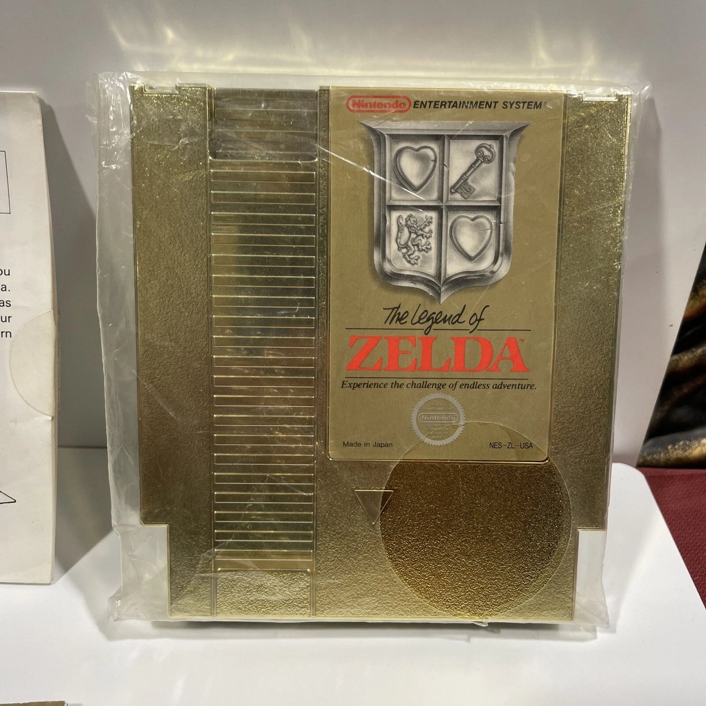 The Legend of Zelda Nes Nintendo Complete in Box w/ Map