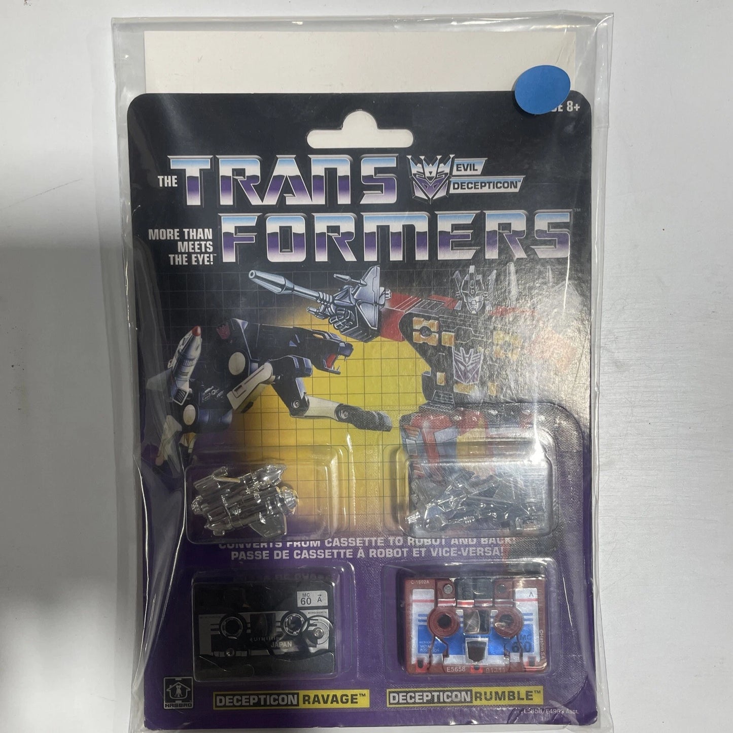 Transformers G1 Ravage & Rumble Walmart Exclusive Sealed Mib Box Misb A