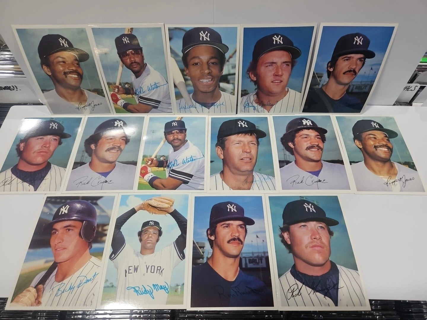 1981 TOPPS Super Home Team Collector's Cards New York Yankees Lot Of 15