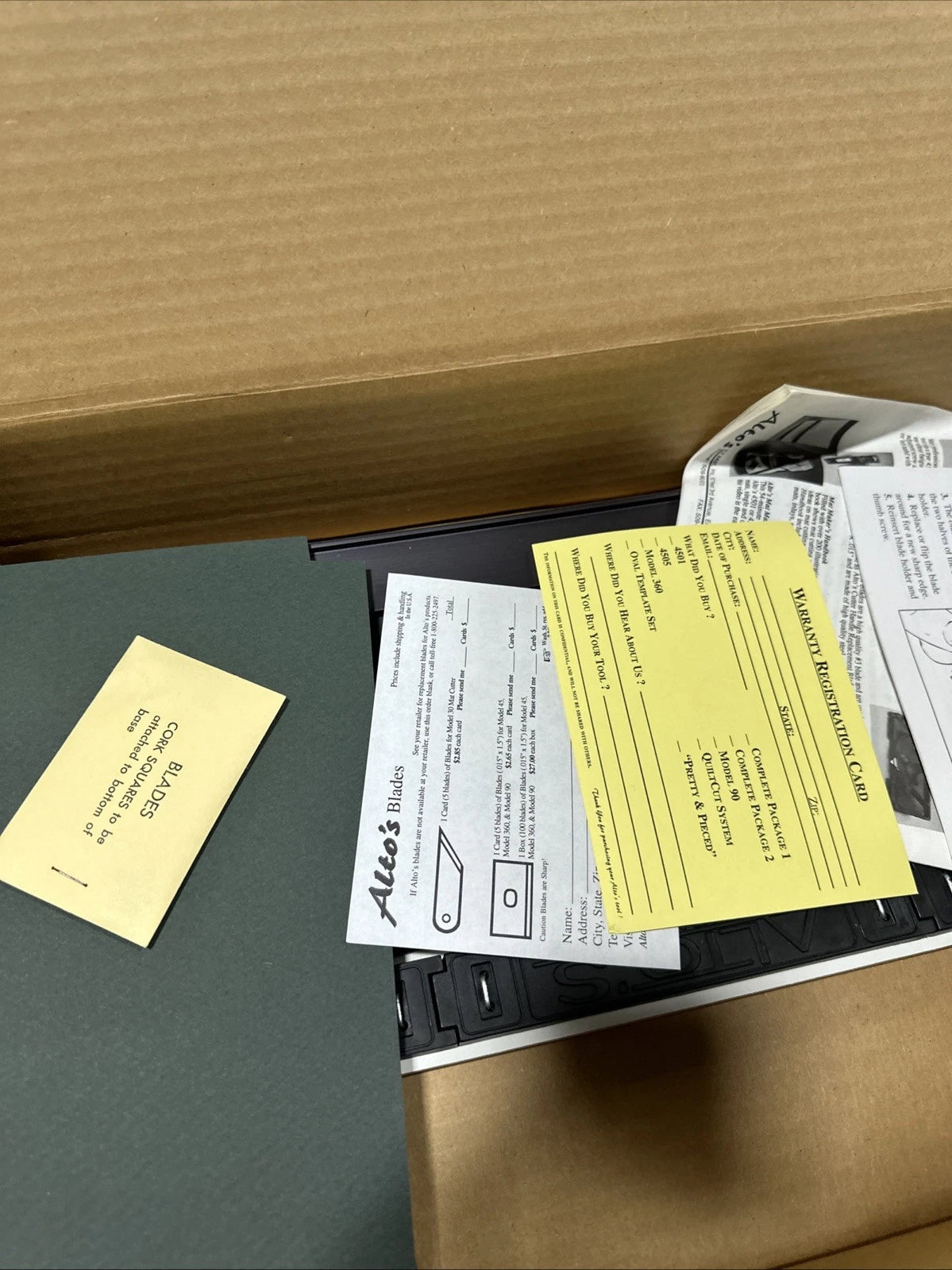 Alto's EZ Mat Deluxe 4501 & 4505 Mat Cutting Systems OPEN BOX