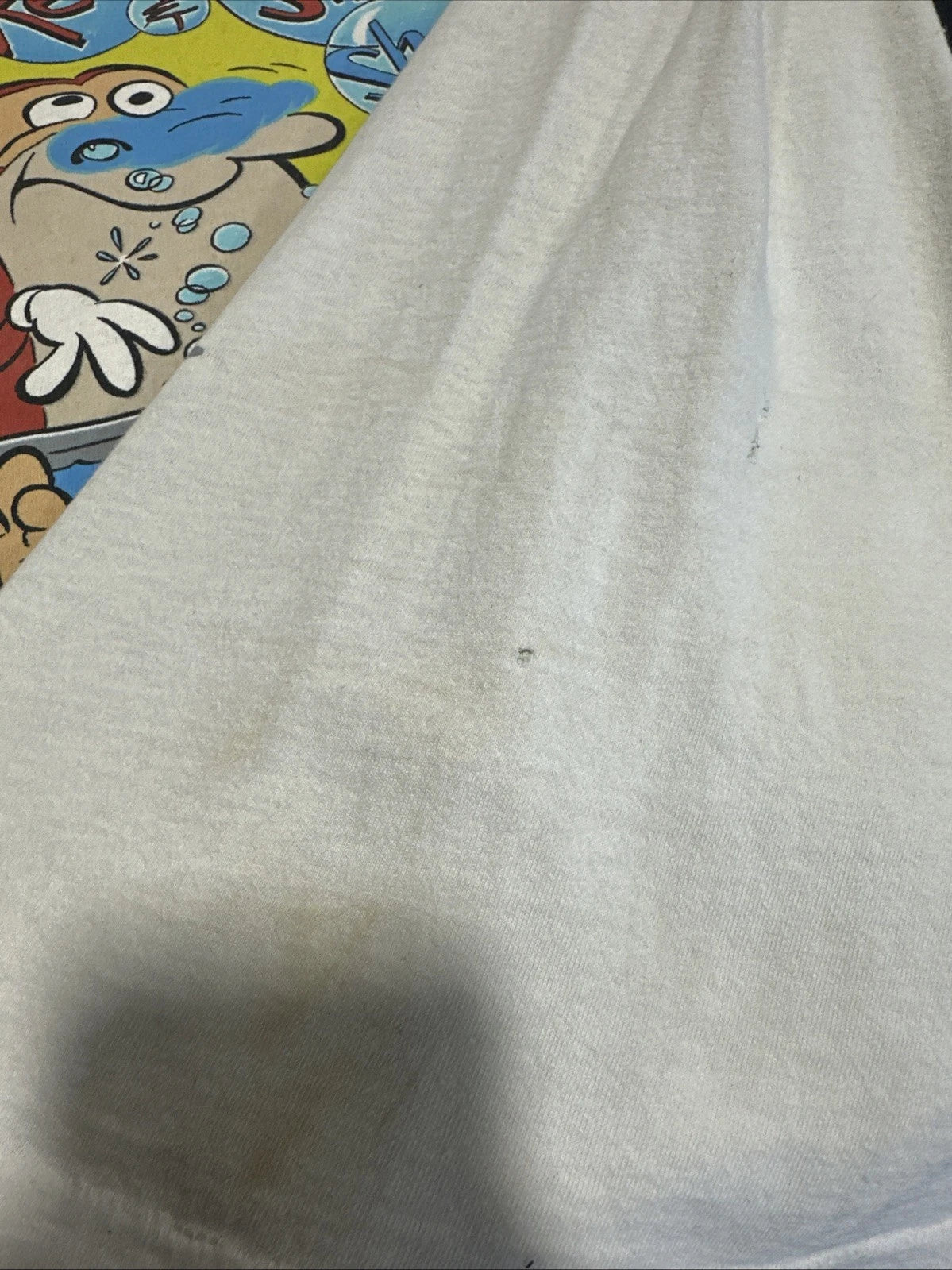 Vintage 1992 THE REN & STIMPY SHOW T-Shirt MTV Networks Single Stitch CHANGES L