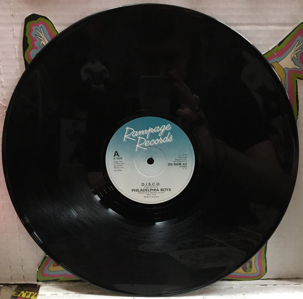 Philadelphia Boys D.I.S.C.O. UK 12” Recors Single DSRAM42