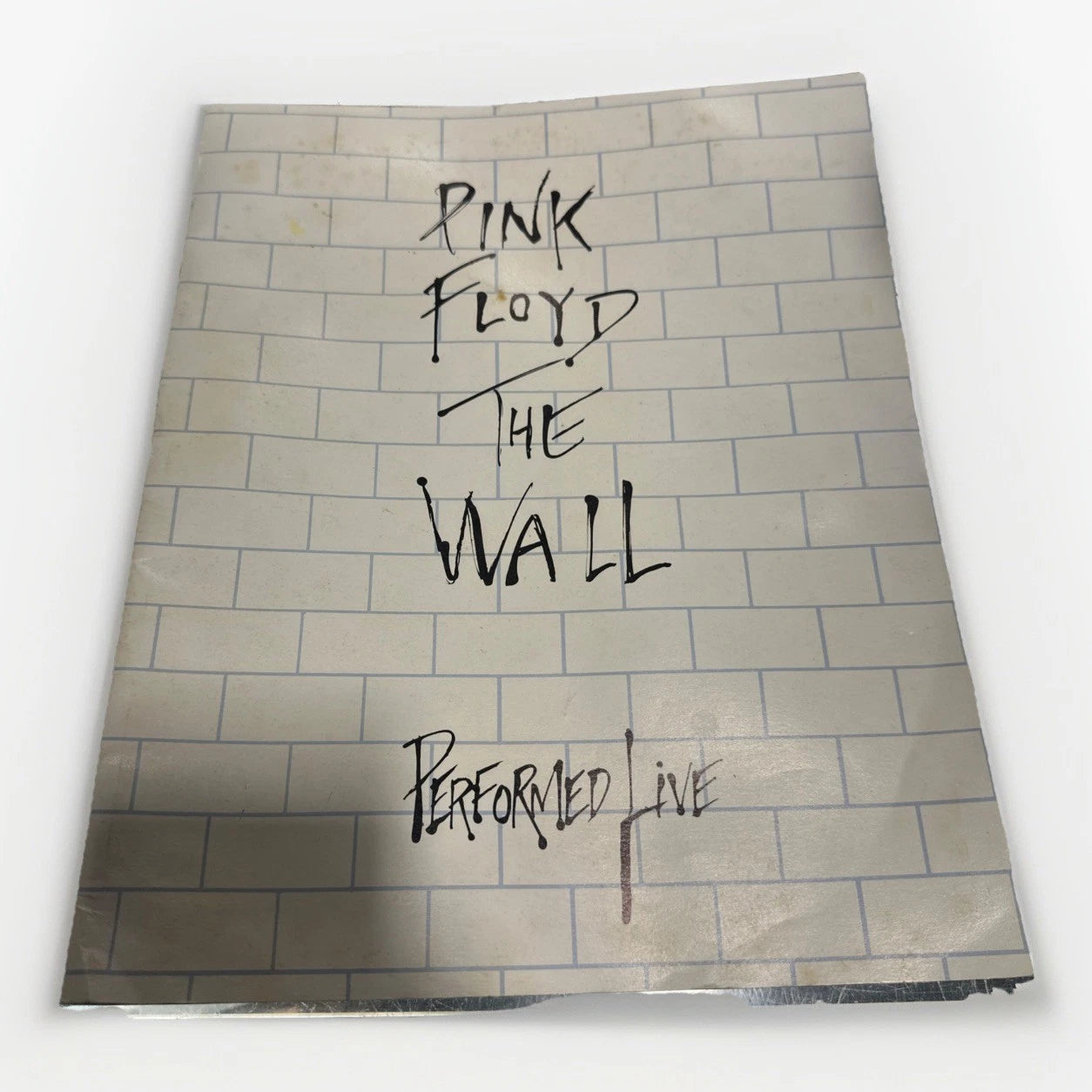 Pink Floyd Original 1980 The Wall Concert Tour Program Vintage
