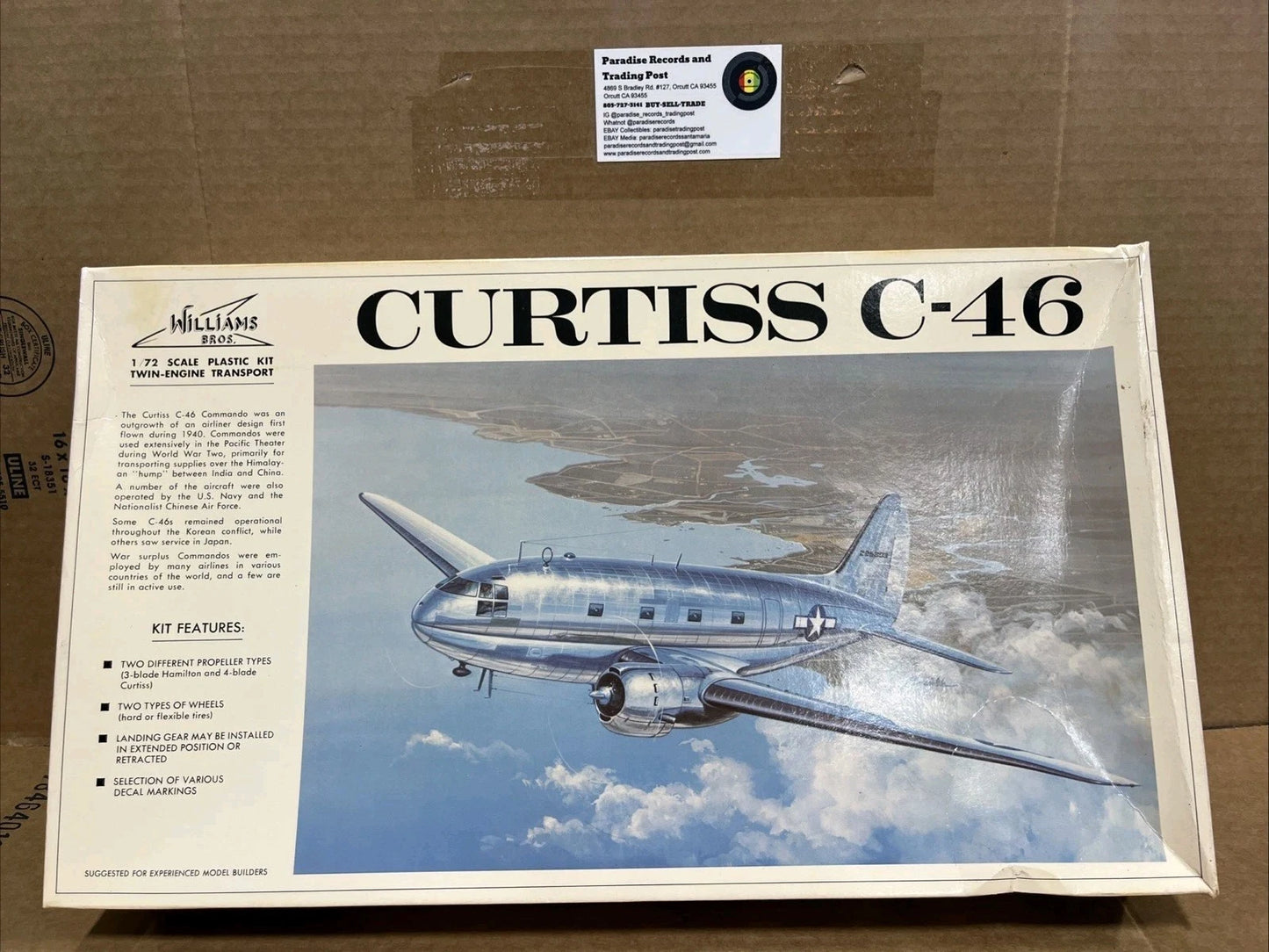 Williamsb1/72 Curtiss C 46
