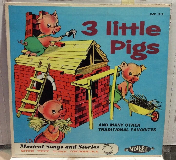3 Little Pigs Musical Songs And Stories Record MOP1219