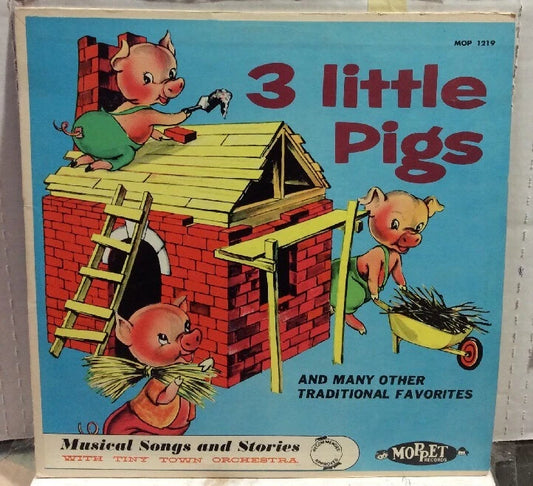 3 Little Pigs Musical Songs And Stories Record MOP1219