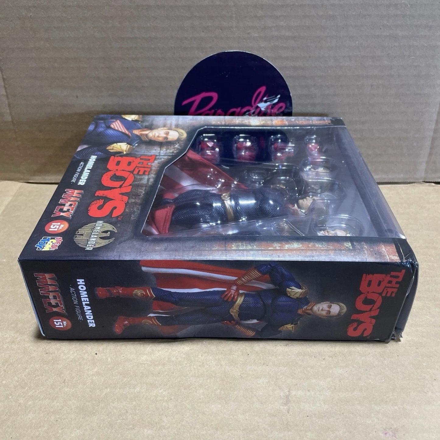 Medicom Toy The Boys MAFEX No.151 Homelander Action Figure Open Box