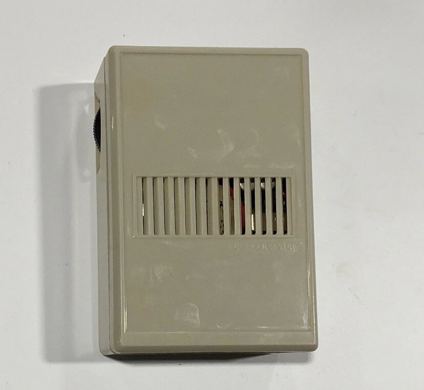 Westinghouse Century CR-560 Light Grey Transistor Radio & Case with Original Box