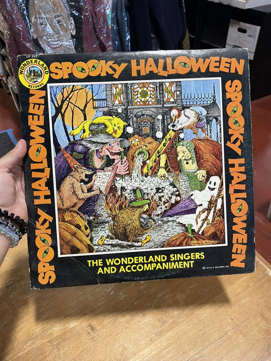 Spooky Halloween LP The Wonderland Singers Wonderland Records