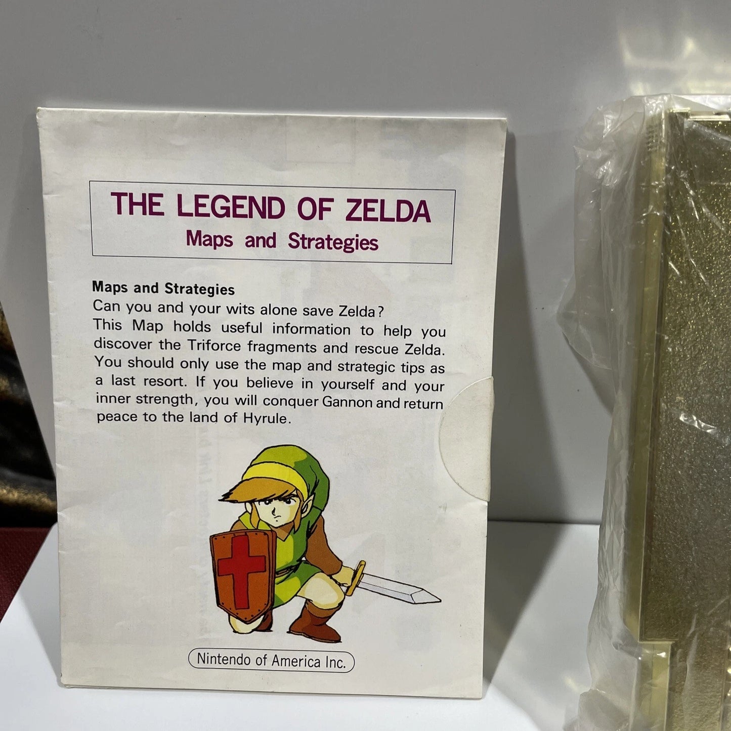 The Legend of Zelda Nes Nintendo Complete in Box w/ Map