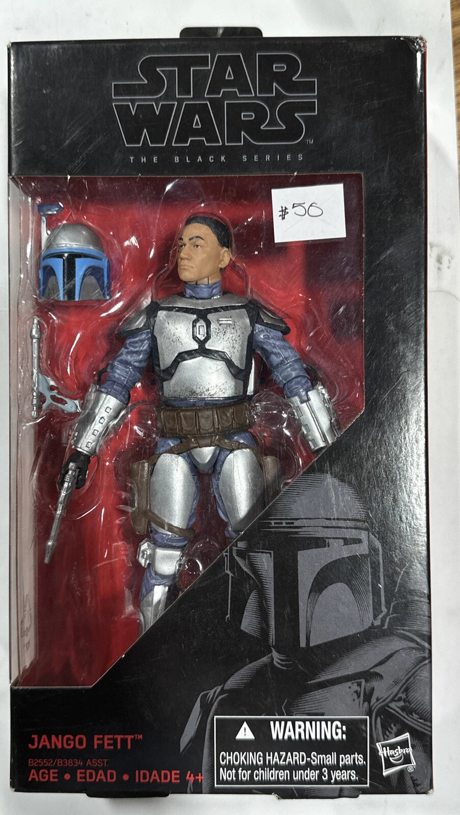 Unopened Hasbro Star Wars The Black Series 6 Inch Jango Fett Figure #15