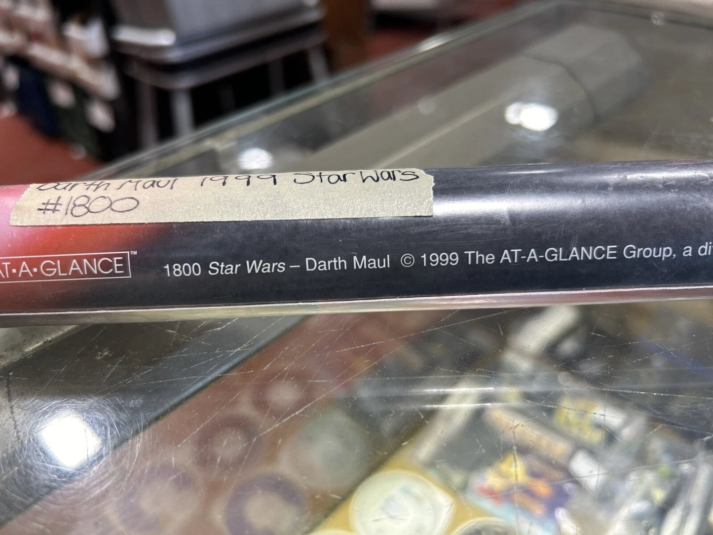 Vintage 1999 Star Wars Ep. 1 At A Glance 24x36 Poster 1800 SW Darth Maul Sealed