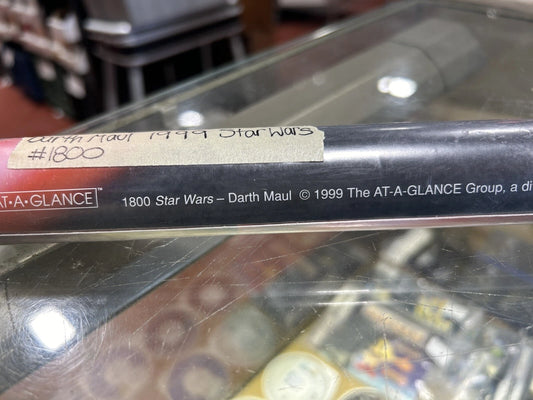 Vintage 1999 Star Wars Ep. 1 At A Glance 24x36 Poster 1800 SW Darth Maul Sealed