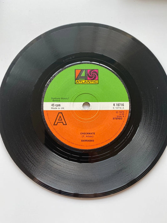 Barrabas Checkmate 7" Atlantic K10716 EX 1976 Checkmate/Four Season Woman