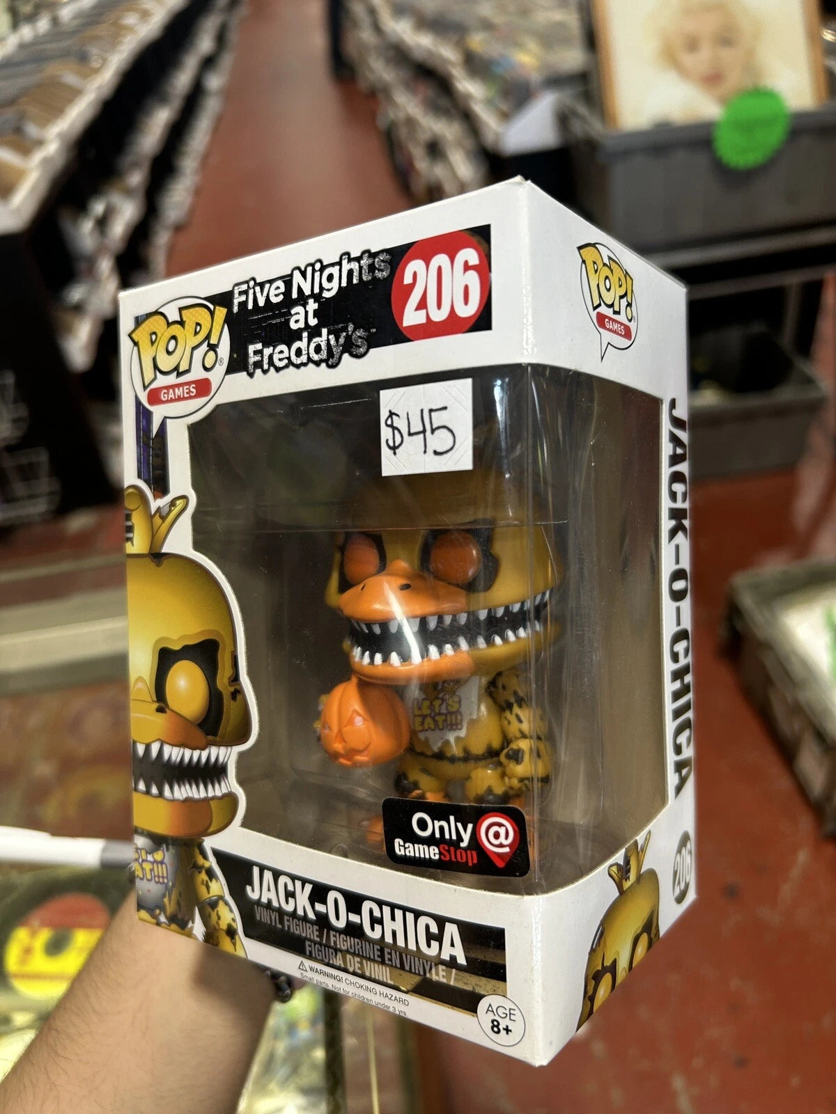 FUNKO POP! GAMES FIVE NIGHTS AT FREDDY'S (JACK-O-CHICA) #206