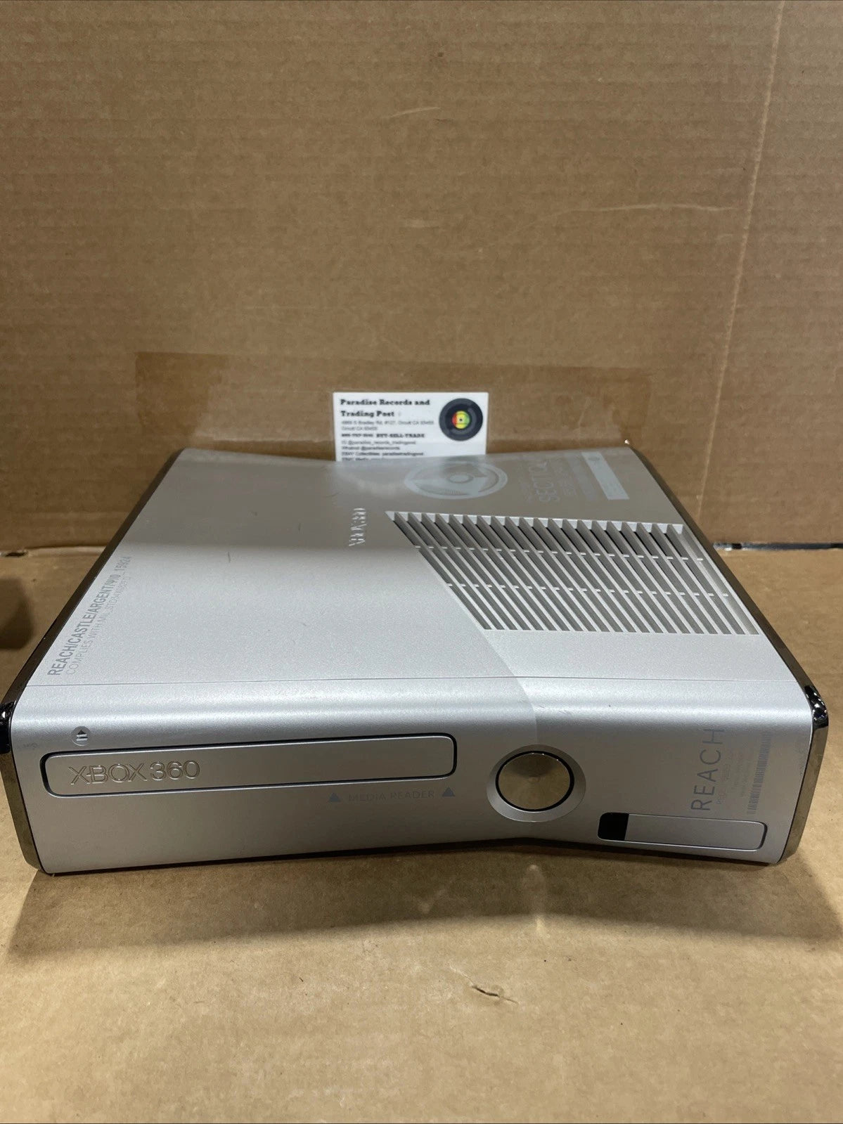 Microsoft Xbox 360 S Halo: Reach Limited Edition Silver Console No Controller