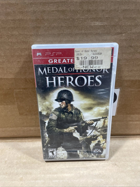 Medal of Honor: Heroes (Sony PSP, 2006) - CIB Complete - Tested