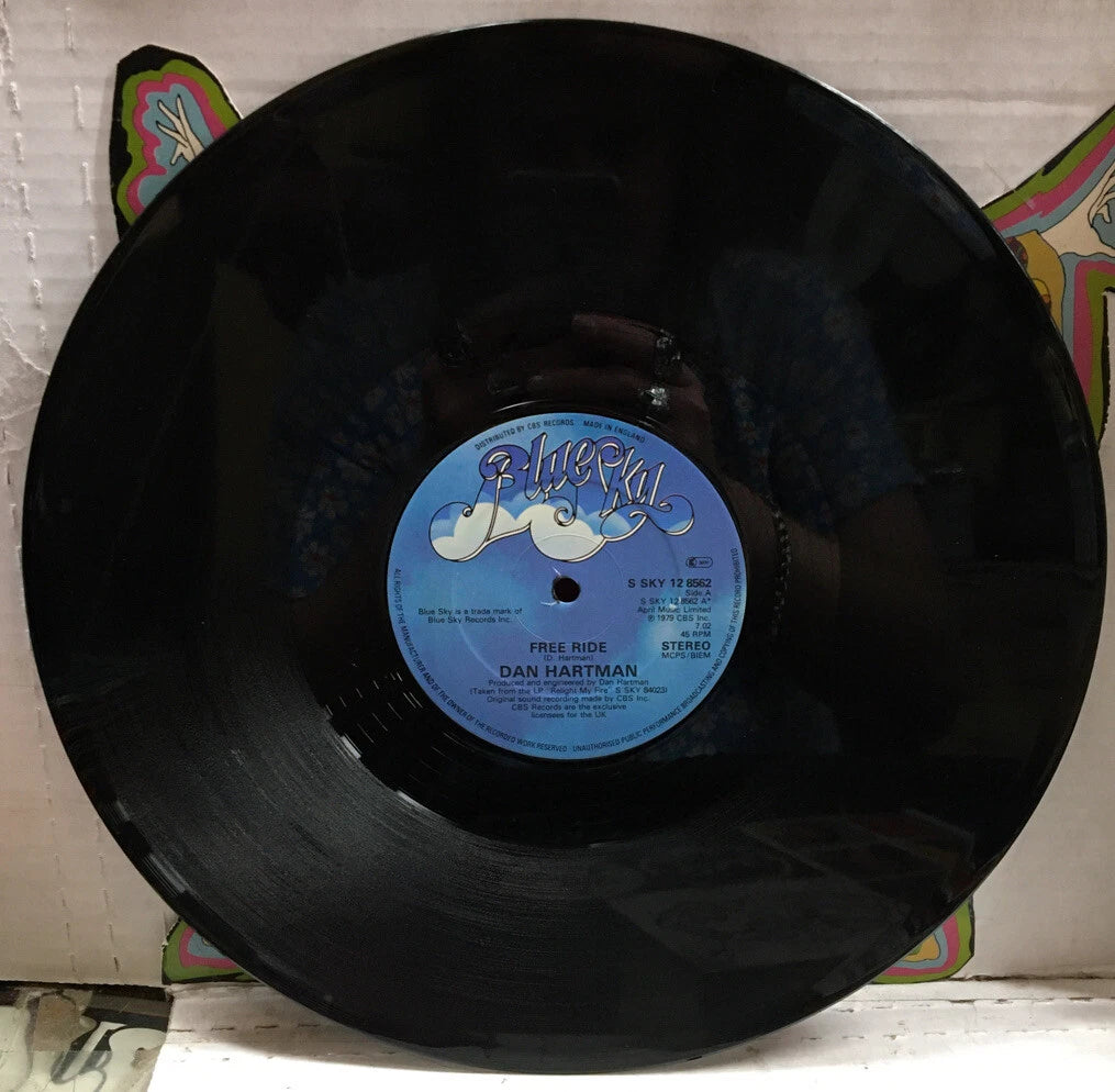 Dan Hartman Free Ride 12” UK Import Record SSKY128562