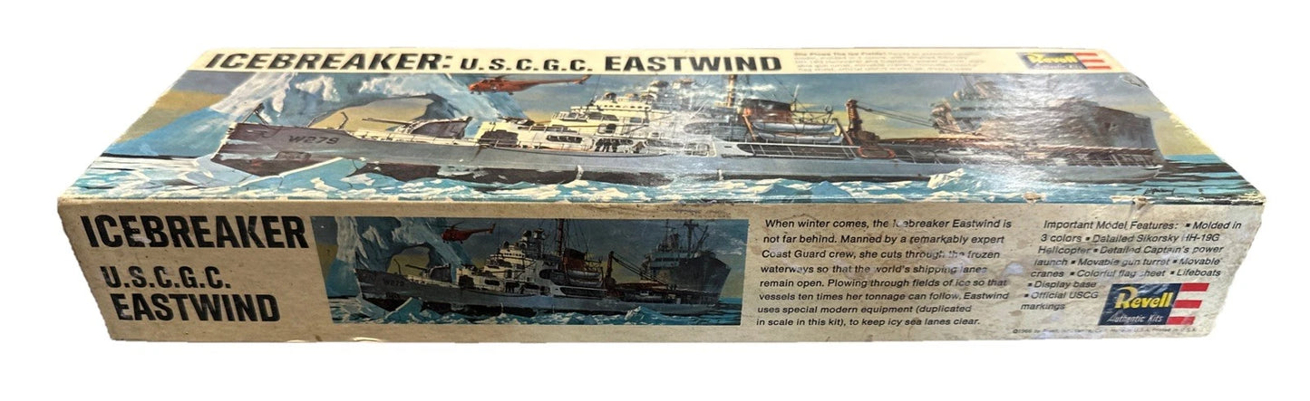 Revell Icebreaker U.S.C.G.C. Eastwind Model Kit 1966 Boxart H-453:200