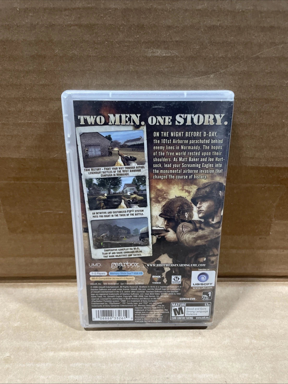 Brothers in Arms: D-Day (Sony PSP, 2006) Tested | Complete