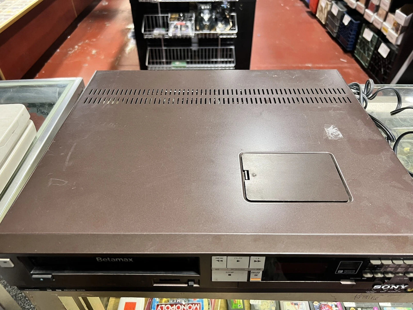 Sony Betamax SL-2401 Player *WONT EJECT, FOR PARTS OR REPAIR*