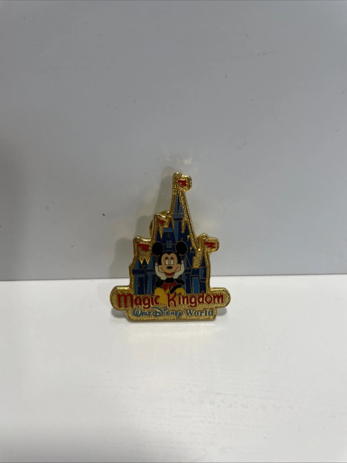 Walt Disney World Magic Kingdom Castle with Mickey Enamel Pin 2000 #105