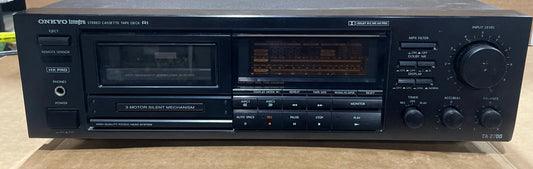Onkyo Integra Stereo Cassette Tape Deck TA-2700 Tested Works