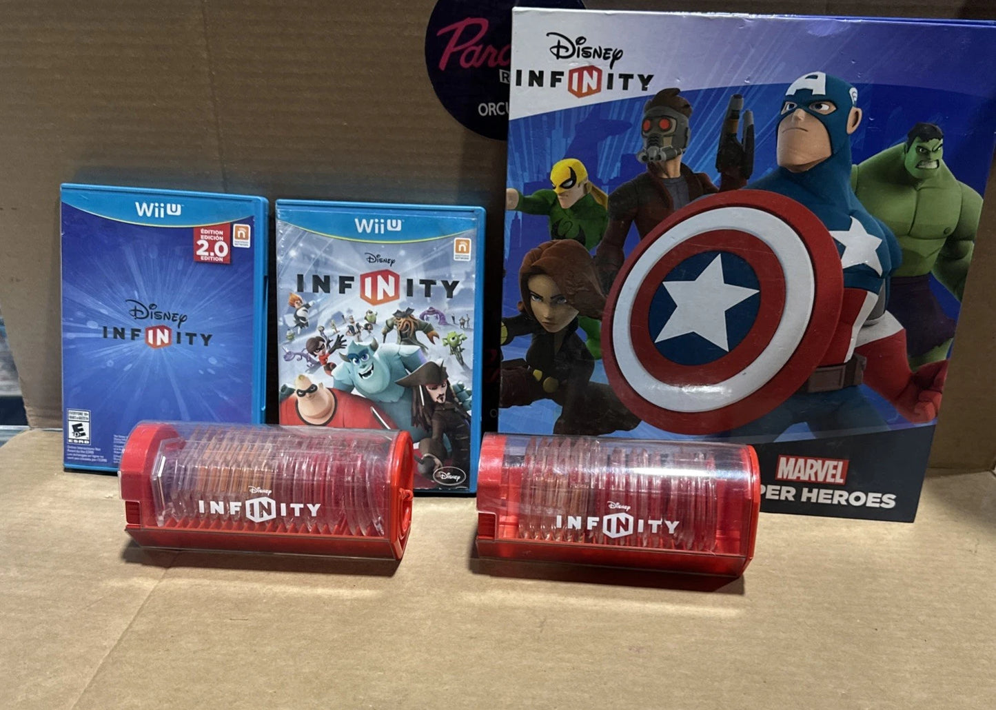 Lot Of Disney Infinity Power Discs With Games And Book