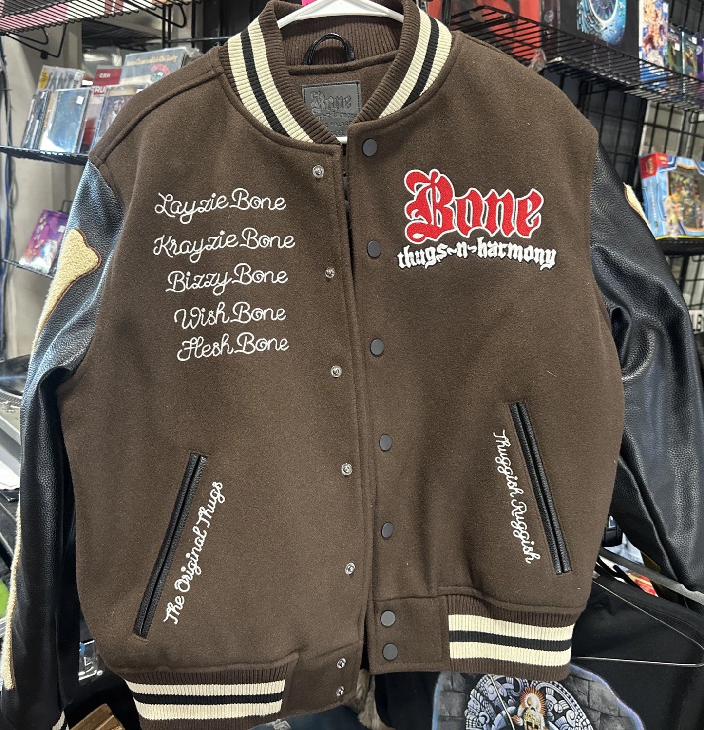 Bone Thugs N Harmony Men's Letterman Jacket Small
