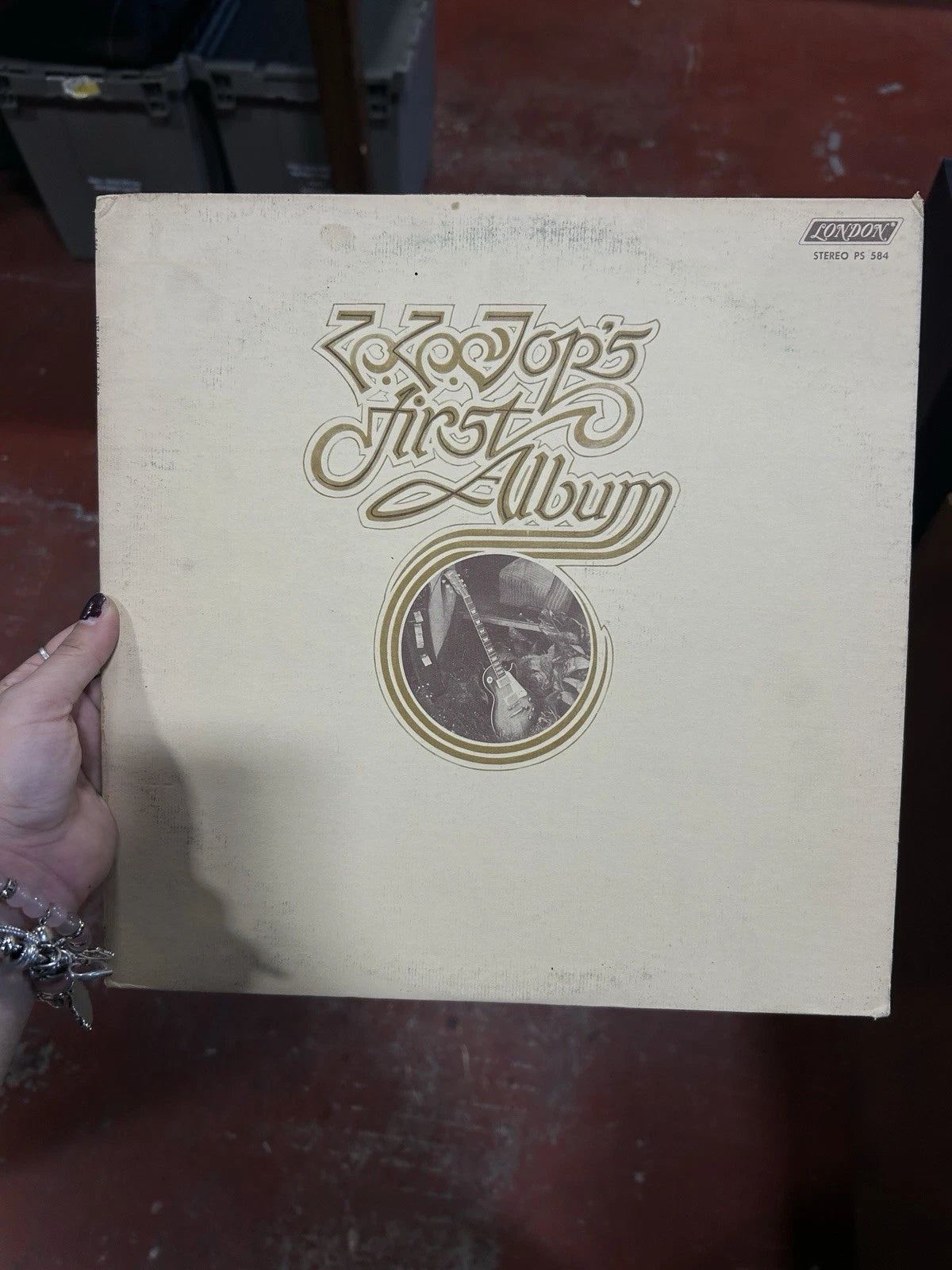 1ST PRESS- ZZ Tops FIRST ALBUM LONDON Records PS584 1971 lp vg+