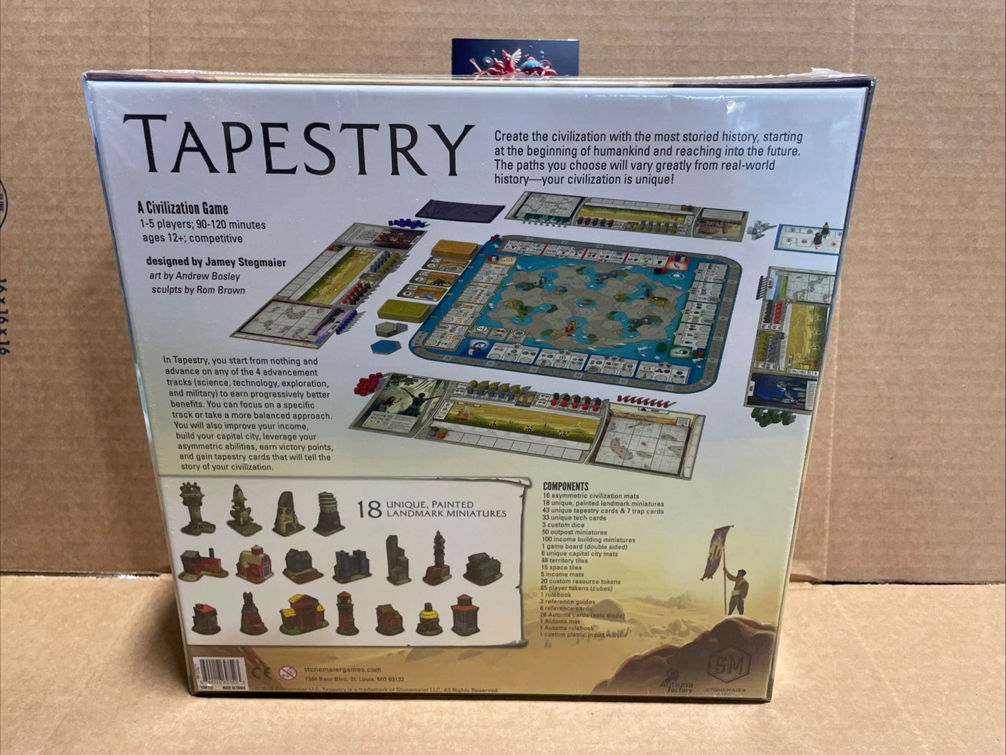 Tapestry A Civilization Board Game First Printing 22462/25000 Sealed Brand New