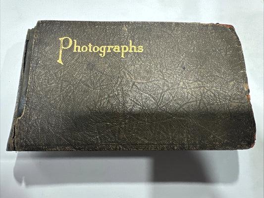 Vintage 1920’s Photograph Americana Book With Over 100 Photos Included Writing
