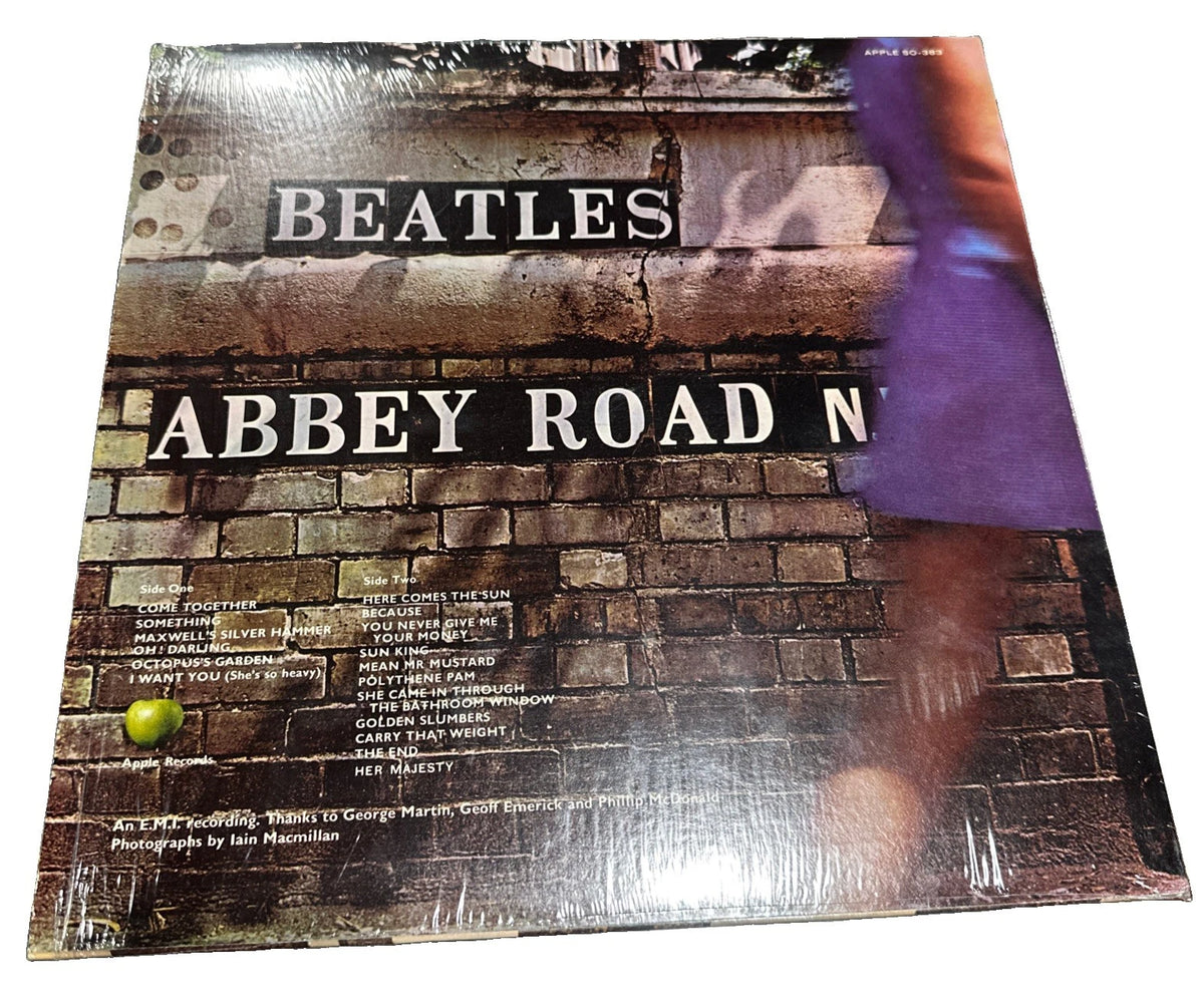 Beatles Abbey Road Original 1969 1st US Jacksonville Press Vinyl LP Apple Shrink