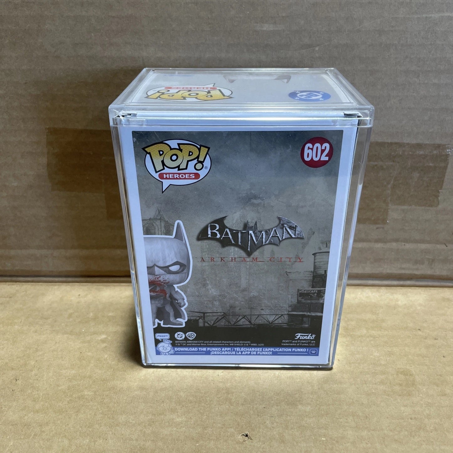 Funko Pop! Batman Arkham City - Batman #602 (GameStop Exclusive) With Protector