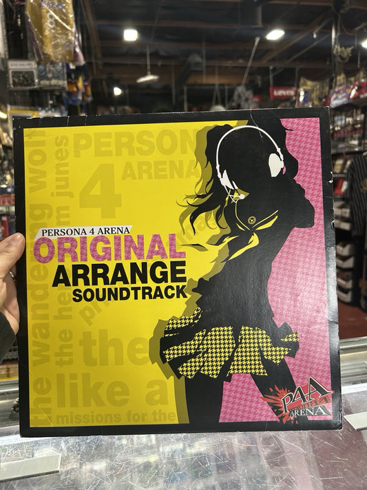 Persona 4 Arena Original Arrange Video Game Soundtrack 12" Inch Yellow Vinyl