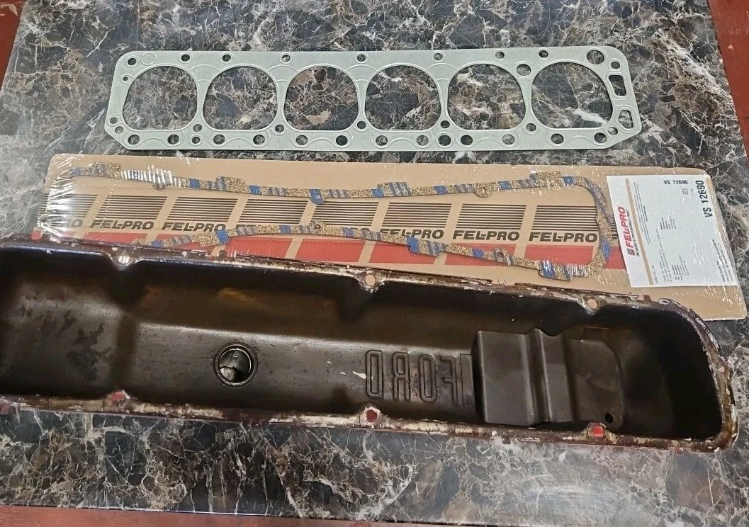 1953-1964 Valve Cover With The Breathers Ford 223 Engine