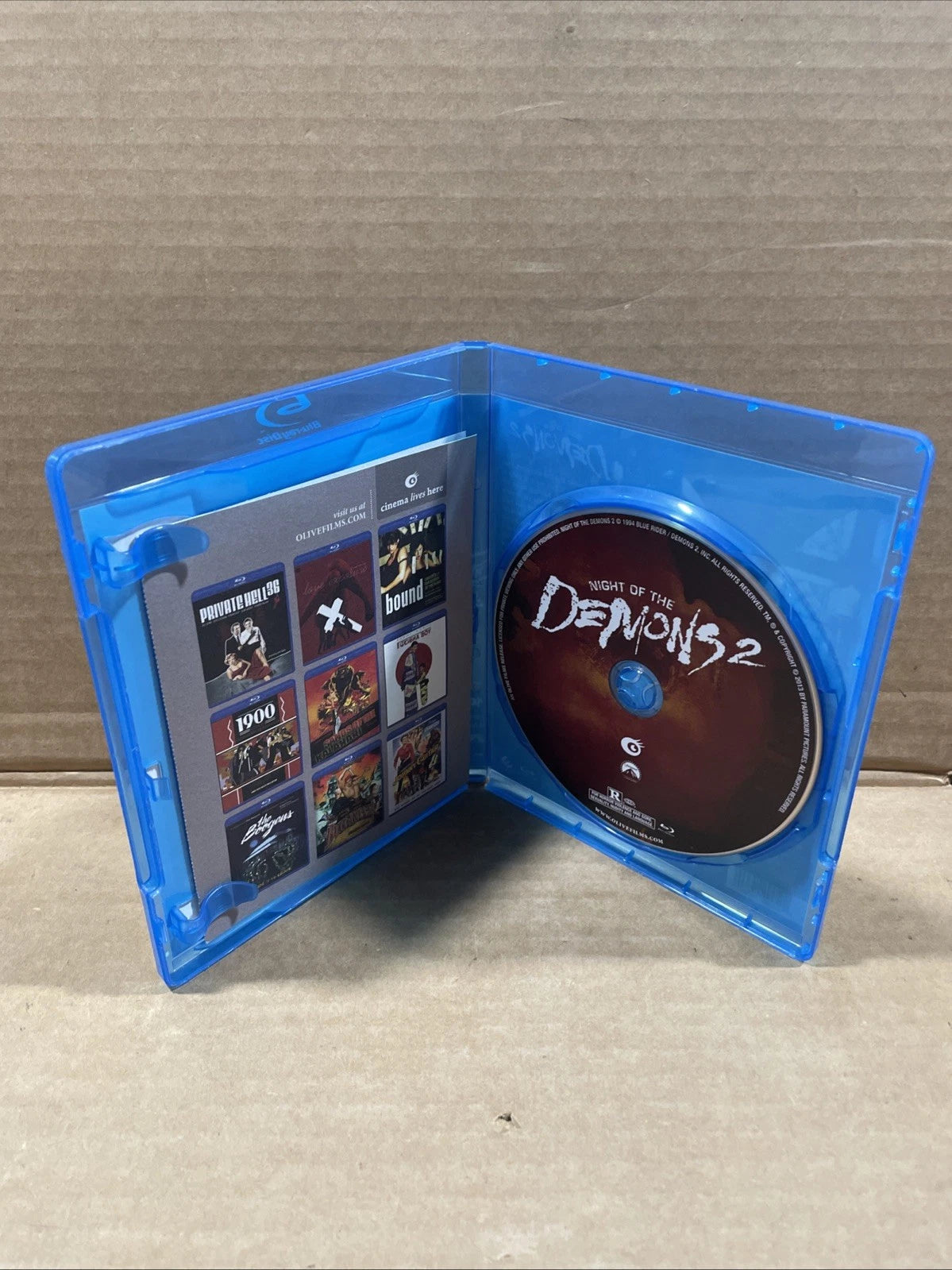 Night Of The Demons 2 (Blu-ray, 1994) Rare Vintage