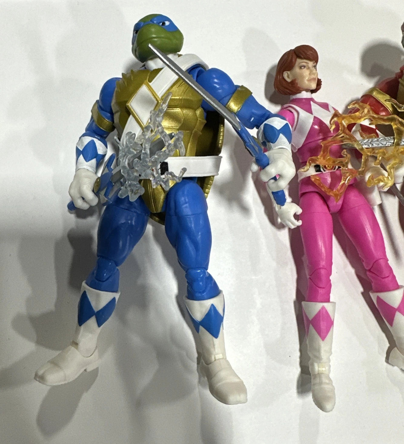 Power Rangers X Teenage Mutant Ninja Turtles Lightning Lot Of 5 + Accessories